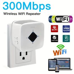 Boost Your WiFi Signal Up To 2640 Sq.ft & Connect 25 Devices - WiFi Extender, Range Extender, & Wireless Internet Repeater - One-click Setup & Ethernet Port!