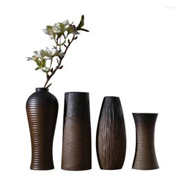 Vases Simple Vase For Flowers Plants Matte Modern Table Shelf Home Decor Wedding Boho Frosted Elegant Ceramic