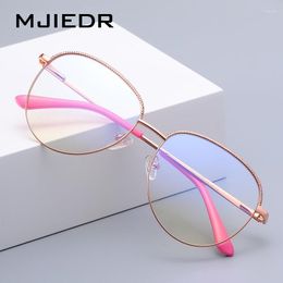 Sunglasses MJIEDR Fashion Women Retro Anti Blue Light Blocking Eyeglasses Frame Computer Eyewear Eye Protection Glasses