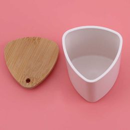 2pcs Toothpick Holders Wood Toothpicks Holder Small Bottles For Cotton Wheels Cotton Case Storage Home Decor