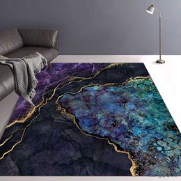 Carpets Nordic Marble Carpet for Living Room Modern Luxury Decor Sofa Table Large Area Rugs Anti-slip Corridor Bathroom Floor Mat R230802