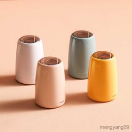 2pcs Toothpick Holders Automatic Toothpick Holder Container Creative Household Table Toothpick Box Push-Type Toothpick Dispenser Round Storage R230802