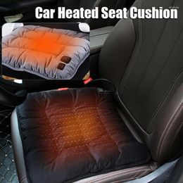 Carpets 45 X45cm Electric Seat Cushion USB Heated Office Home Car Heating Warmer Pads Winter Plush Warm Cover