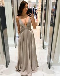 Casual Dresses 2023 Women Sexy Satin Spaghetti Luxury Sparkly Prom Backless Lace Up Party Gown Female Elegant Night Evening Dress
