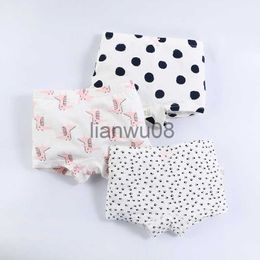 Panties Girls Panties Kids Cotton Underwear Children's Briefs Trellis Bright Love Cartoon Short For Teenage Girls 3Pcs Lot x0802