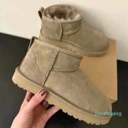 Designer Boots Classic Warm Boots Women Mini Half Snow Boot Winter Satin Ankle Bow Tasman Boots Booties slippers
