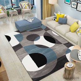 Carpets Non-slip Rectangular Carpet American Style Living Room Carpets Large Area Rug Washable Bedroom Rugs Home Decor Soft Floor Mats R230802