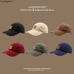 Ball Caps Hat Women's Carthat Baseball Summer Sunshade Workwear Washed Old Soft Top Cap Male