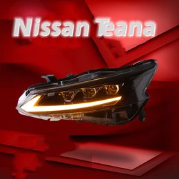 Full LED Front Headlights For Nissan Teana 20 19-20 23 Head Lights DRL Running Light Turn Signal Driving Lamp