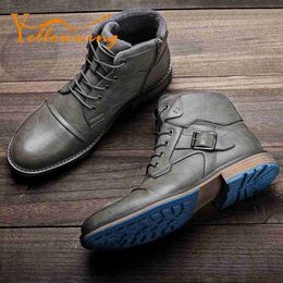 Boots Size 39-48 Men Leather Boots Comfortable Casual Retro Boots Large Size Men Ankle boots #AL601C4 L230802