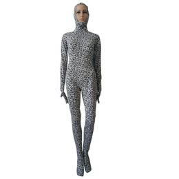 Lycar Spandex Catsuit open face cosplay Costumes Leopard Costume Animal Zentai Full Body Cosplay jumpsuit