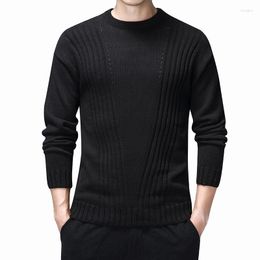 Men's Sweaters Varsanol Brand Sweater Men Casual O-Neck Pull Homme 2023 Cotton Warm Knitwear Pullover Jersey Hombre Full Clothing