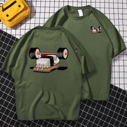 Men's T Shirts Sport Sushi Funny Anime Print 2023 Shirt For Men Casual Crewneck Tshirts Harajuku O-Neck Tops Vintage S-XXXL Clothes Mens