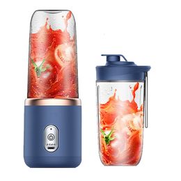 Fruit Vegetable Tools Portable 6 Blades Electric Blender Juicer Cups Smoothie Automatic Ice CrushCup Food Processor 230802