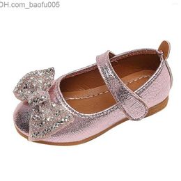 Boots Boots Snowboard Shoes For Kids Fashion Autumn Girls Casual Flat Light Solid Colour Sequin Bow Cute Size 13 Z230804