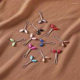 Scarves Cross-Border Simple Scarf Clip Jewellery Neck Pearl Water Drop Shape U-Clip Buckle Exposure Brooch Pin