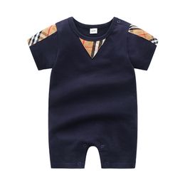 Çocuk tulum bebek giyim yenidoğan tulumu yaz çocuk takım elbise kısa kollu tulum bebek tulum