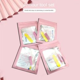 Nail Art Kits Convenient File Ergonomic Manicure Kit Professional Stylish Wearable Tools Top-rated Versatile Jelly Glue Portable Durable