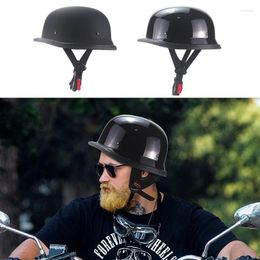 Motorcycle Helmets Bike For Men Half Helmet Skating Commuting Face Retro German Head Protection Accessories