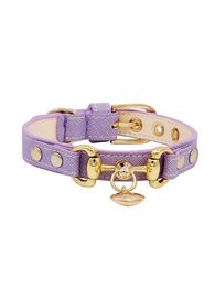 Pet Collar High Quality Soft Leather Personaliezed Cowboy Dog Collar Cat Puppy Pendant Chihuahua, Bomei, Yorkshire, Papillon dog, Deer Dog, Beard, Lavender