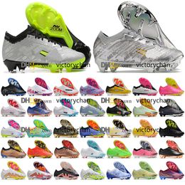 Gift Bag Quality Soccer Football Boots Zoom Mercurials Vapores 15 Elite FG ACC Knit Shoes Mens Outdoor CR7 Ronaldo Mbappe Trainers Leather Soccer Cleats Size US 6.5-11