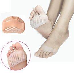 Shoe Parts Accessories Silicone Honeycomb Forefoot Pad Breathable Single Shoes High Heels Pain Relief Foot Pads Insoles Socks p230802