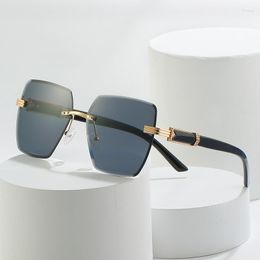 Sunglasses 2023 Versatile European And American Fashion Box Glasses