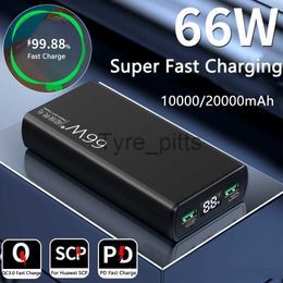 Wireless Chargers 20000mAh Power Bank 66W Fast Charging for Huawei P40 Powerbank Portable External Battery Charger For iPhone 13 12 Xiaomi Samsung x0803