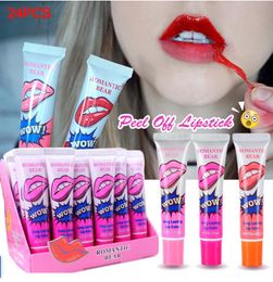 Lipstick 24 pieces of lip Colour peeling suit red lip Colour durable waterproof lipstick gloss suit suitable for female tear matte lips 230803