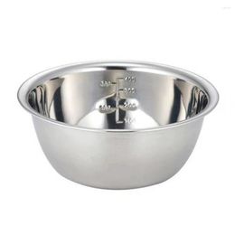 Bowls Stainless Steel Storage Basin Fruit Vegetable Durable Soup Set For Versatile