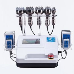 Ultimate Body Shaping 6 in 1 Beauty Machine 40k Ultrasonic Cavitation, Vacuum RF, and Lipolaser Technology for Slimming, Cellulite Reduction, and Facial Lifting
