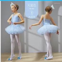 Stage Wear 1pcs/lot Ballet Dress Girls Sleeveless Dancewear Toddler Leotard Dance DressTutu