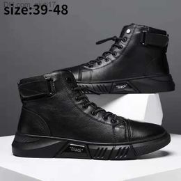 Boots 2022 Autumn New Men's Top Work Shoes Platform Foot Boots Fashion High Quality Boots Outdoor Boots Zapatos De Hombre Z230803