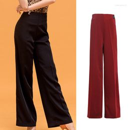 Stage Wear Modern Ballroom Dance Pants Latin Dancing Trousers Female Competition Costumes Practice/Performance Clothes VO354