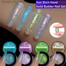 Nail Polish Pink purple green aurora non stick handmade nail art extension gel semi permanent soap UV LED nail polish Z230802