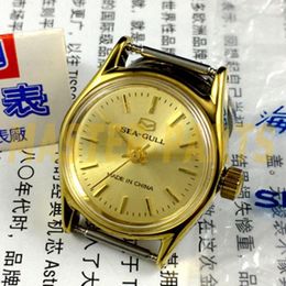 Watch Repair Kits Golden Dial China Tianjin Factory Seagull Manual Mechanical Ladies