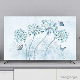 Dust Cover TV Cover Protection Dust Cover Household Hanging TV Dust Cover Cloth 55 65 Inches Universal Decoration Hight R230803