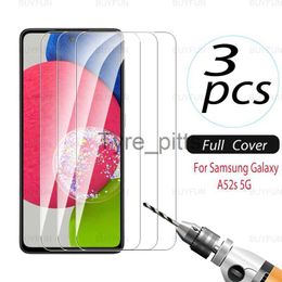 Cell Phone Screen Protectors 3Pcs Full Cover Tempered Glass For Samsung Galaxy A52s 5G 6.5inch Safety Screen Protector For Samsung Samsun A52s A 52s 5g glass x0803