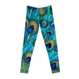 Active Pants Peacock Full Glory 2 Leggings Women's Push-up Leggins For Physical Sports Women