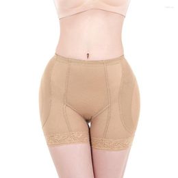 Women's Shapers Breathable Mesh BuLifter Pads Shapewear Padded BuHip Enhancer Control Panties Body Shaper Underwear