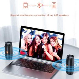 Portable Speakers Support Card Double Speaker Outdoor Loudspeaker Household Loud Subwoofer Stereo Surround Waterproof