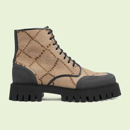 Stivali da uomo Designer Ankle Martin Platform Chunky Cowboy Boot Stivaletti da donna Design Scarpe Big Size 47 Con scatola 5 colori NO456