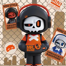 Action Toy Figures MR.BONE Video Game Skull Hero Series Mini Style Blind Box Action Figure Mystery Box Kids Birthday Gifts Surprise Caixas Supresas 230803