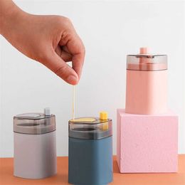 2pcs Toothpick Holders Creative Automatic Portable Toothpick Dispenser Holder Container Kitchen Pop Up Storage Box Toothpick Bottle Box Container