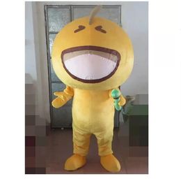 2023 Yellow Microphone Mascot Costume Cartoon Anime theme character Christmas Carnival Party Fancy Costumes Adults Size Outdoor Outfit