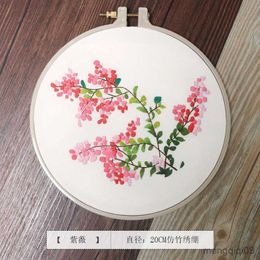 Chinese Style Products Lotus Flower Chinese Embroidery Kits for Beginner DIY Needlework Cross Stitch Swing Art Home Decoration Meet Gifts R230803