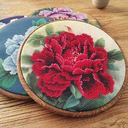 Chinese Style Products Flower Peony Cross Stitch Embroidery for Beginner Handwork Needlework Sewing Art Handmade Craft Wall Painting Home Decor R230803