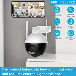 2022 Wireless Outdoor PTZ Security Camera - 3MP Waterproof CCTV Camera with Pan Tilt Functionality for Enhanced Surveillance