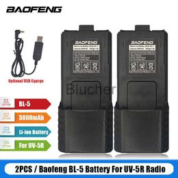 UV5RA BAOFENG FÖR POFUNG UV5R UV5RE DM5R PLUS BFF8 RT5R RT5 WALKIE TALKIE BL5 Batteri 3800 Kompatibel USB 12st X0802 E