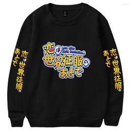 Men's Hoodies BSLNXNMA Love After World Domination 2D Capless Sweatshirts For Couples Fashion Winte Women/Men Funny Clothes